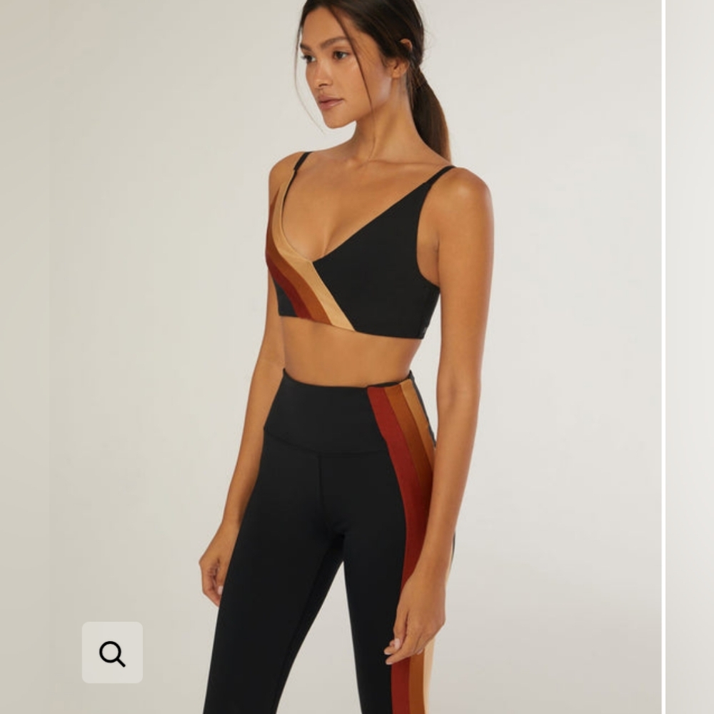 IVL striped Shimmer Set (leggings and bra)